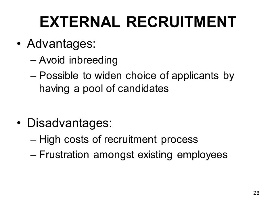 Difference Between the Internal & External Recruitment Strategies
